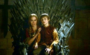 Cersei on the Iron Throne